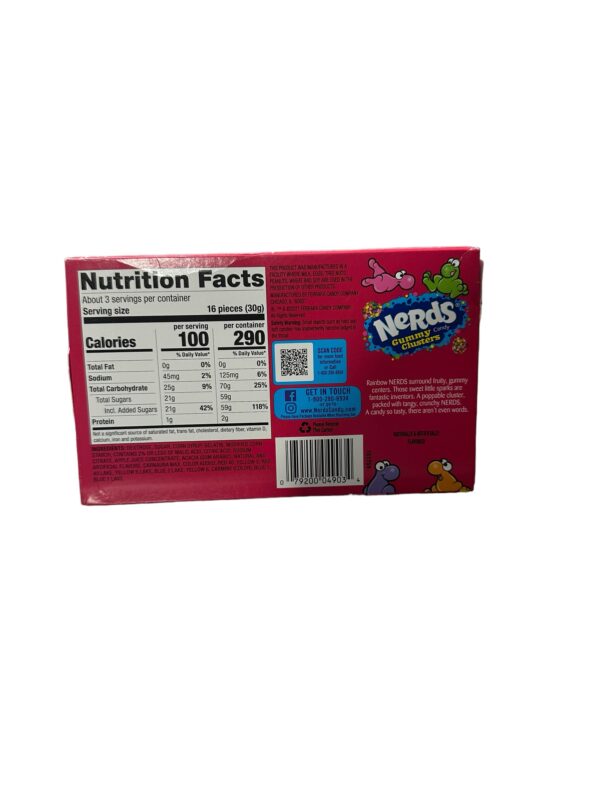 Nerds Gummy Clusters 85gr - Imagen 2